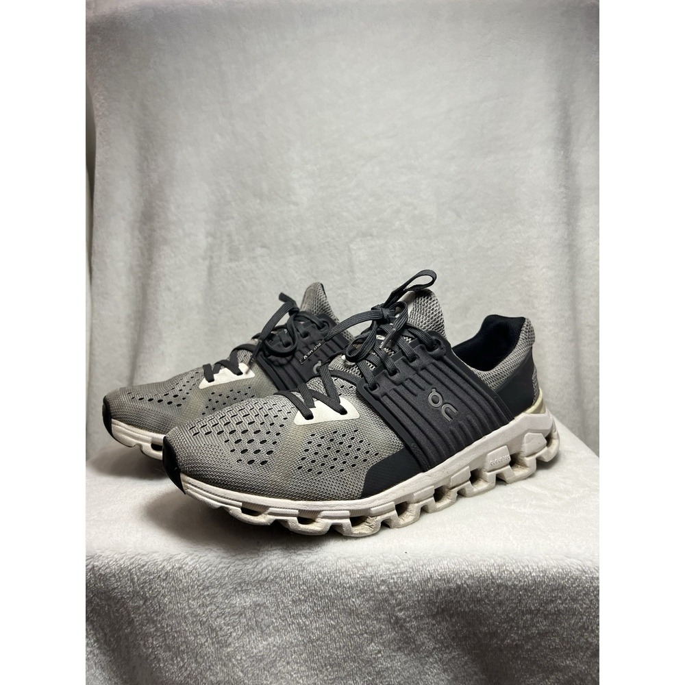On Cloudswift Running Shoes Womens 7.5 Mens 6 Gray Black Athletic Sneakers Cloud